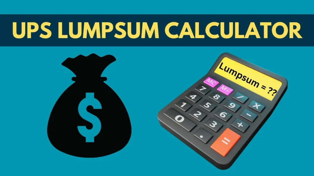 ups-lumpsum-calculator